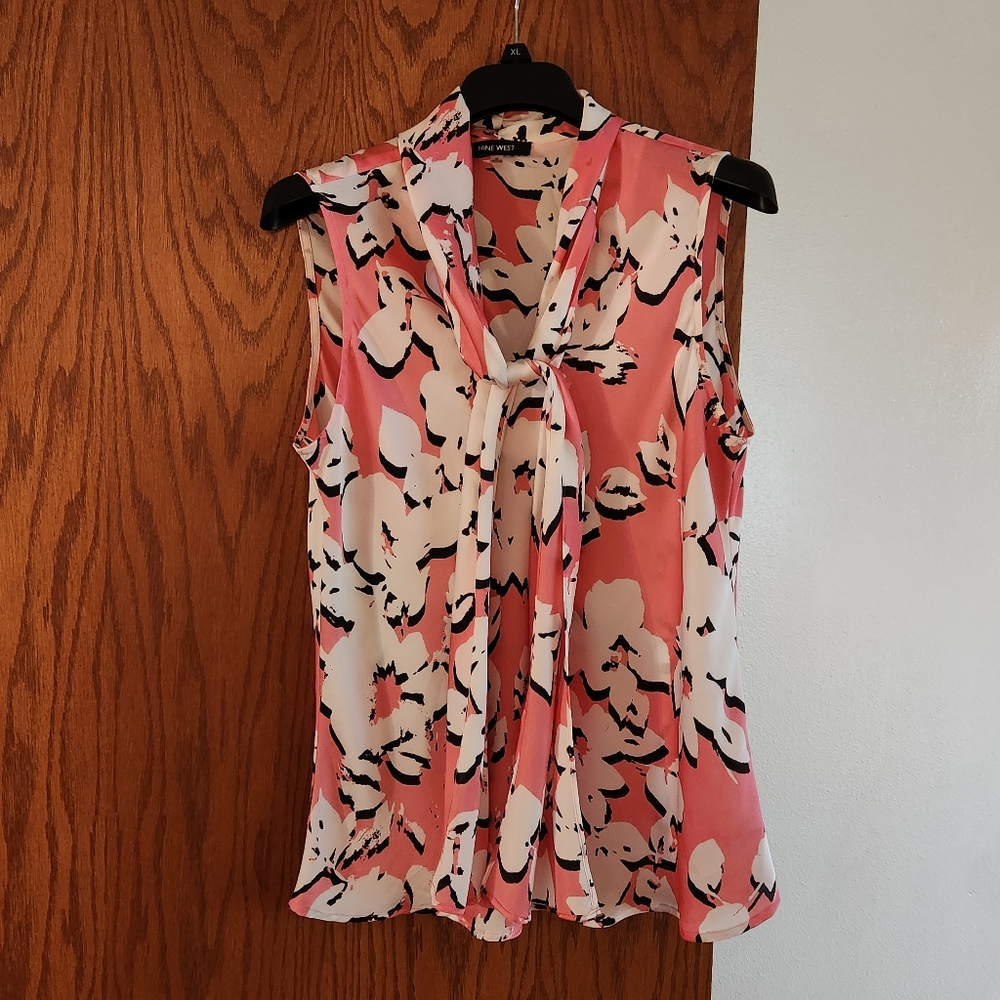 Alfani pink sleeveless dress top blouse - Picture 2 of 2